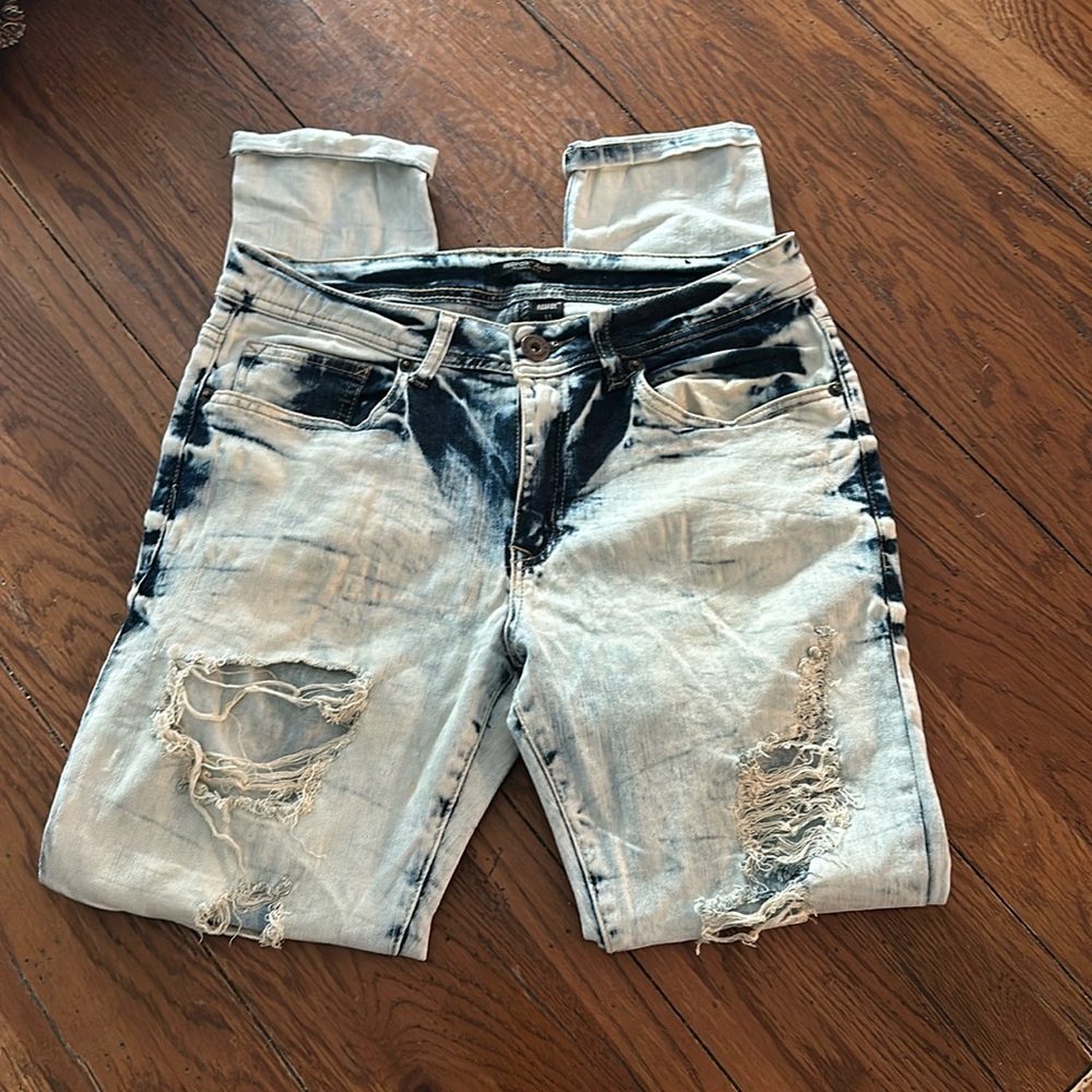Redfox Premium Jeans size 11 two tone acid wash